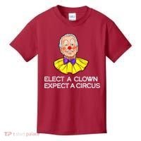 Joe Biden Elected A Clown Circus Kids T-Shirt thumb 0