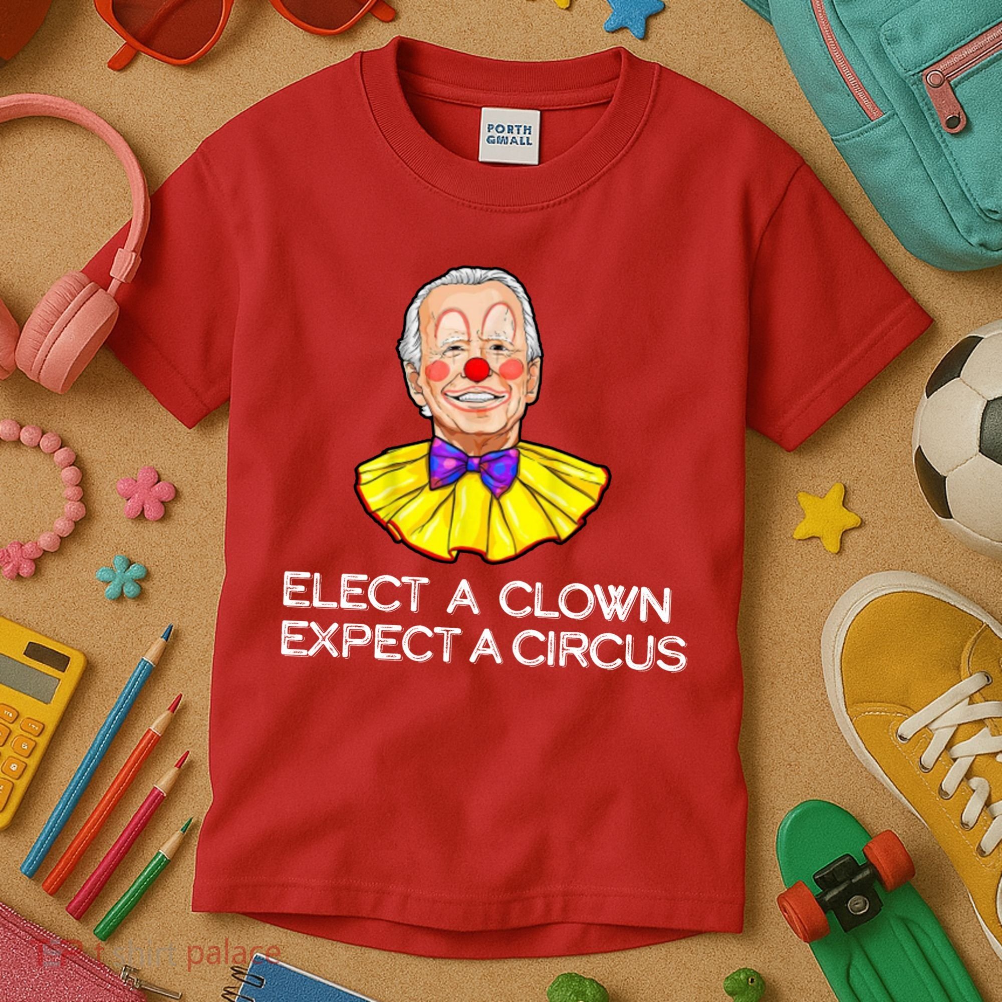 Joe Biden Elected A Clown Circus Kids T-Shirt