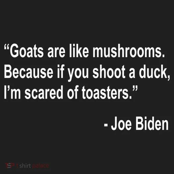 Joe Biden Funny Quote Golf Towel