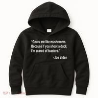 Joe Biden Funny Quote Kids Hoodie thumb 0