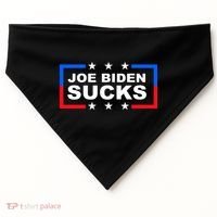 Joe Biden Sucks USA-Made Doggie Bandana thumb 0