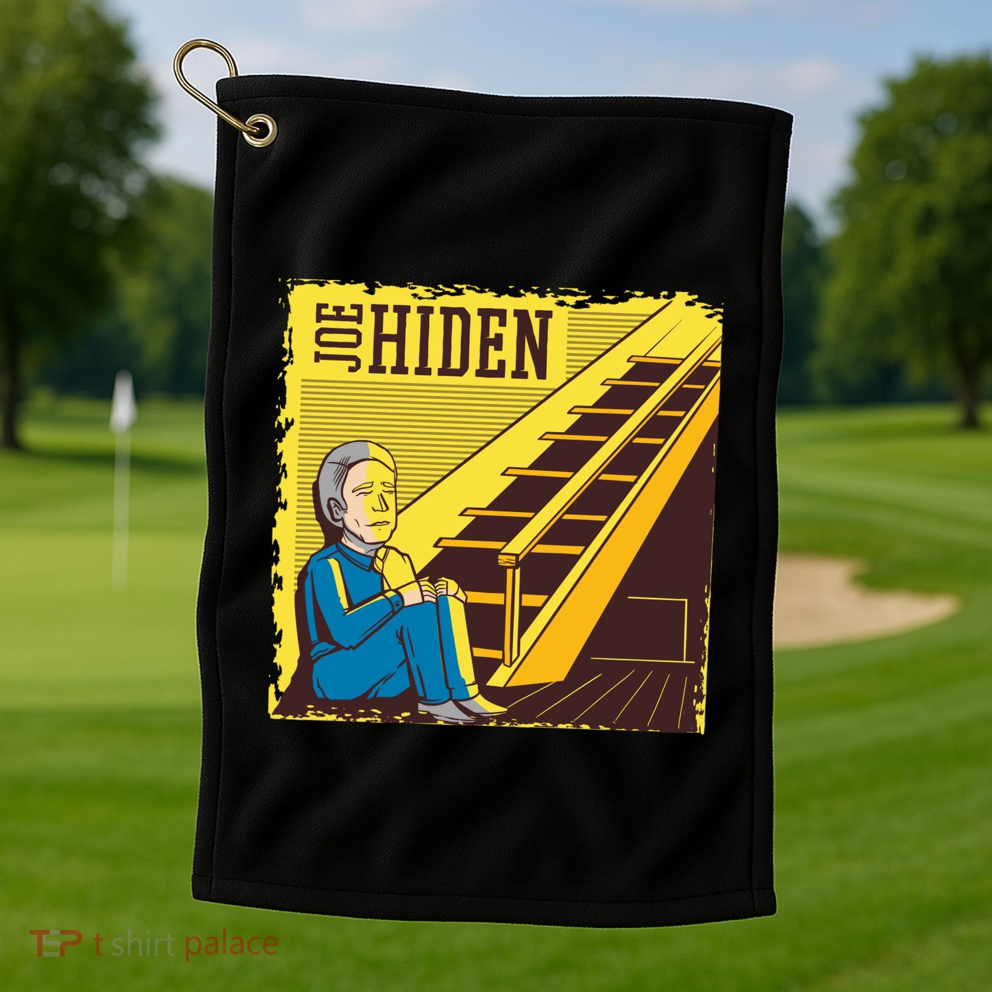 Joe Hidden Basement Golf Towel