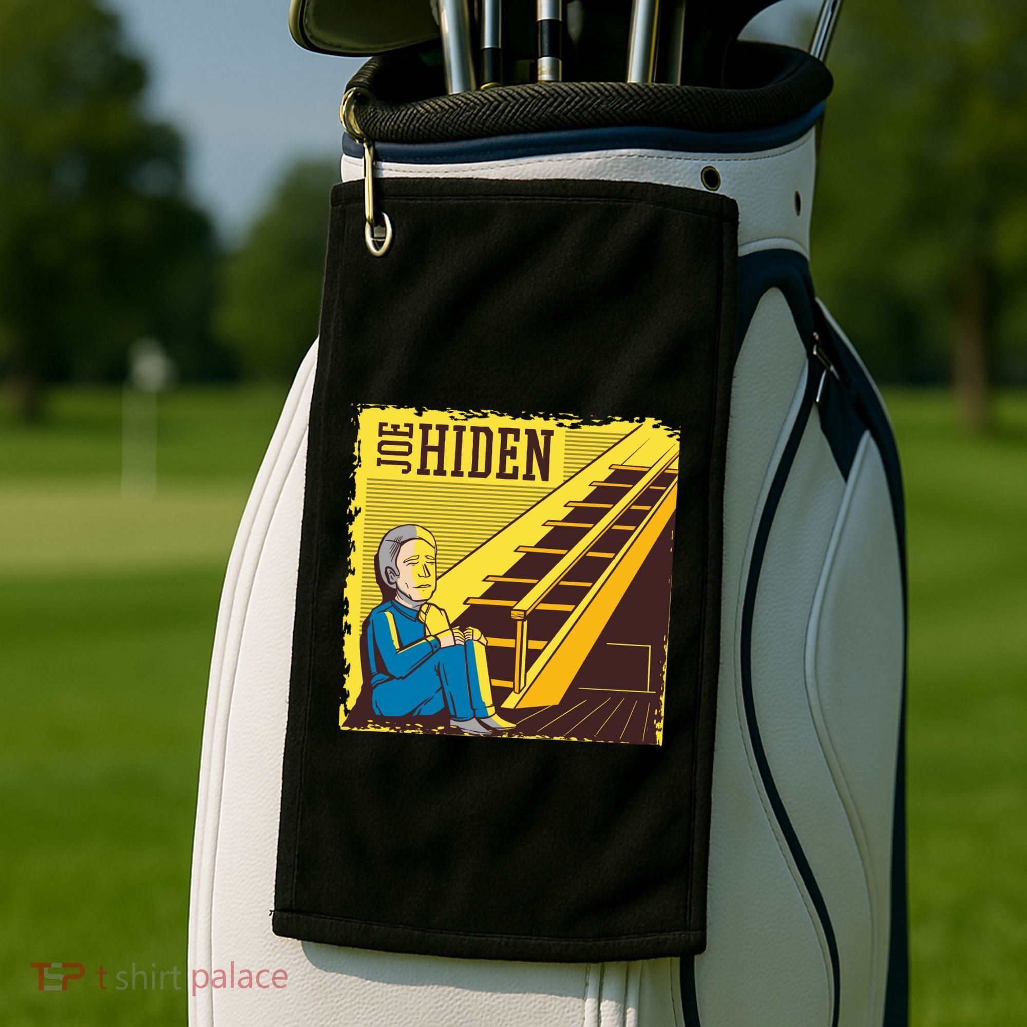Joe Hidden Basement Golf Towel