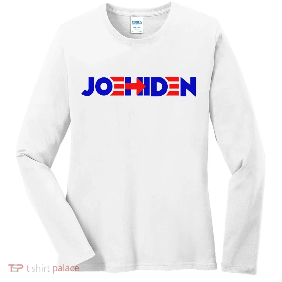 Joe Hiden Funny Anti Binden Women's Long Sleeve Shirt