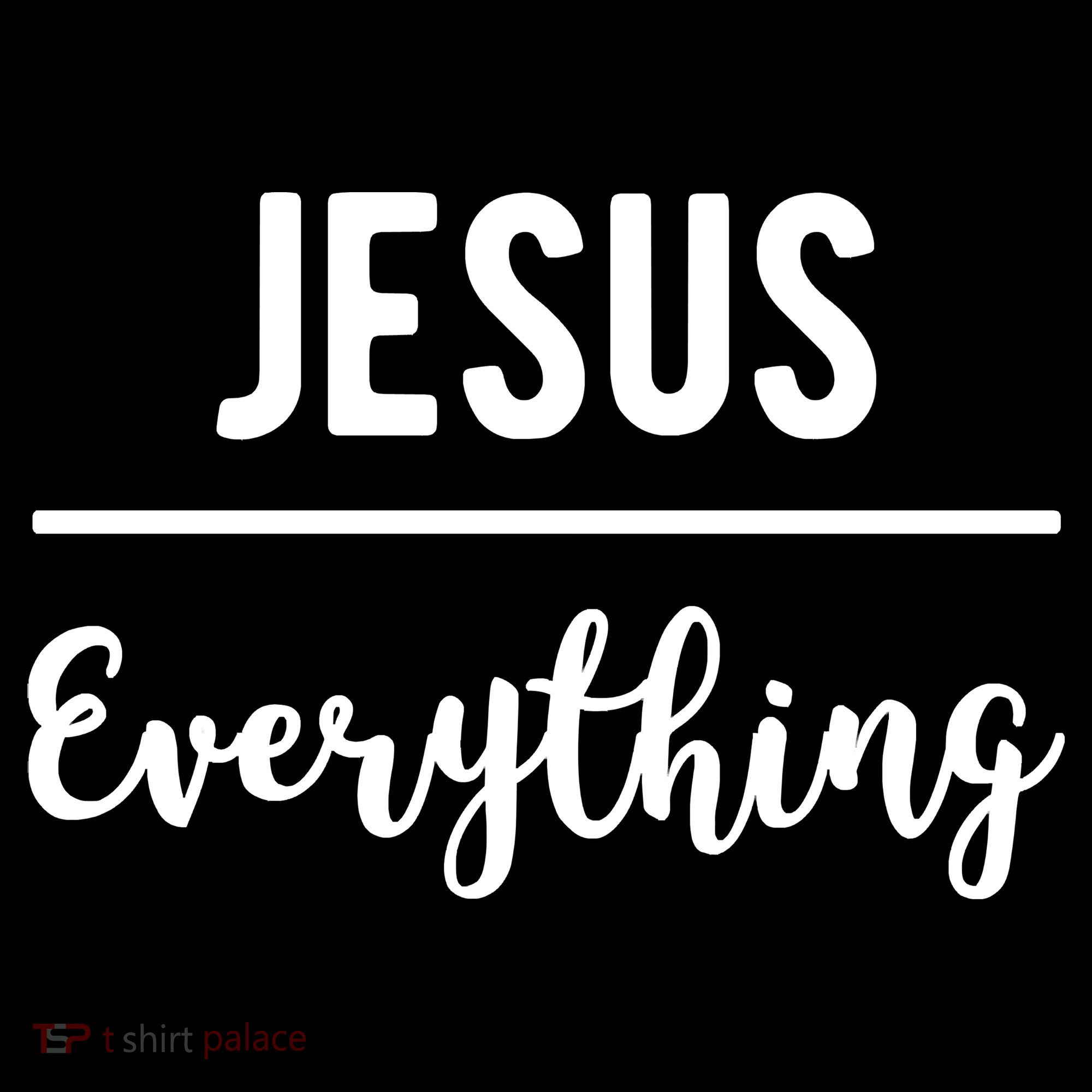 Jesus Over Everything Christian Faith Sweatshirt