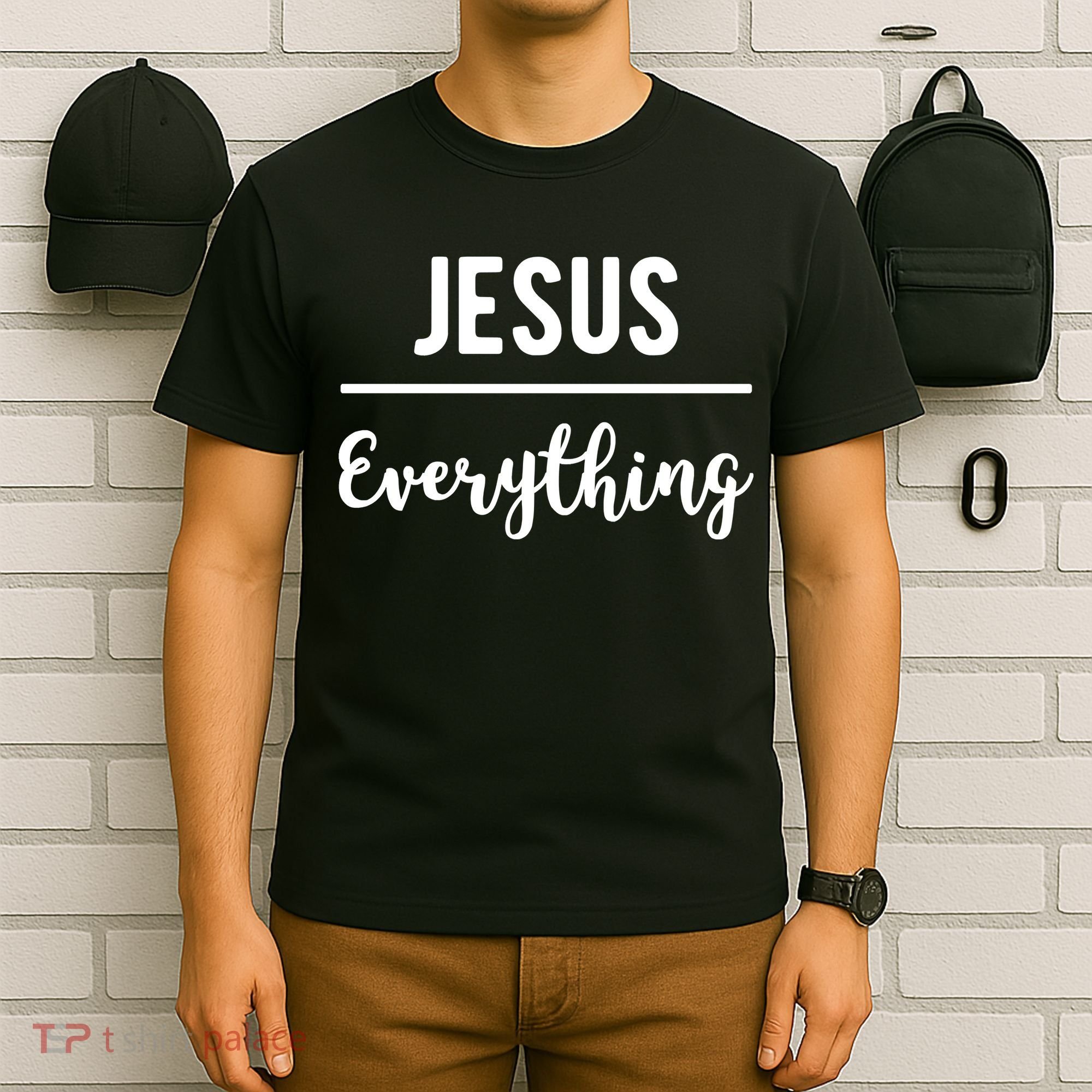 Jesus Over Everything Christian Faith T-Shirt