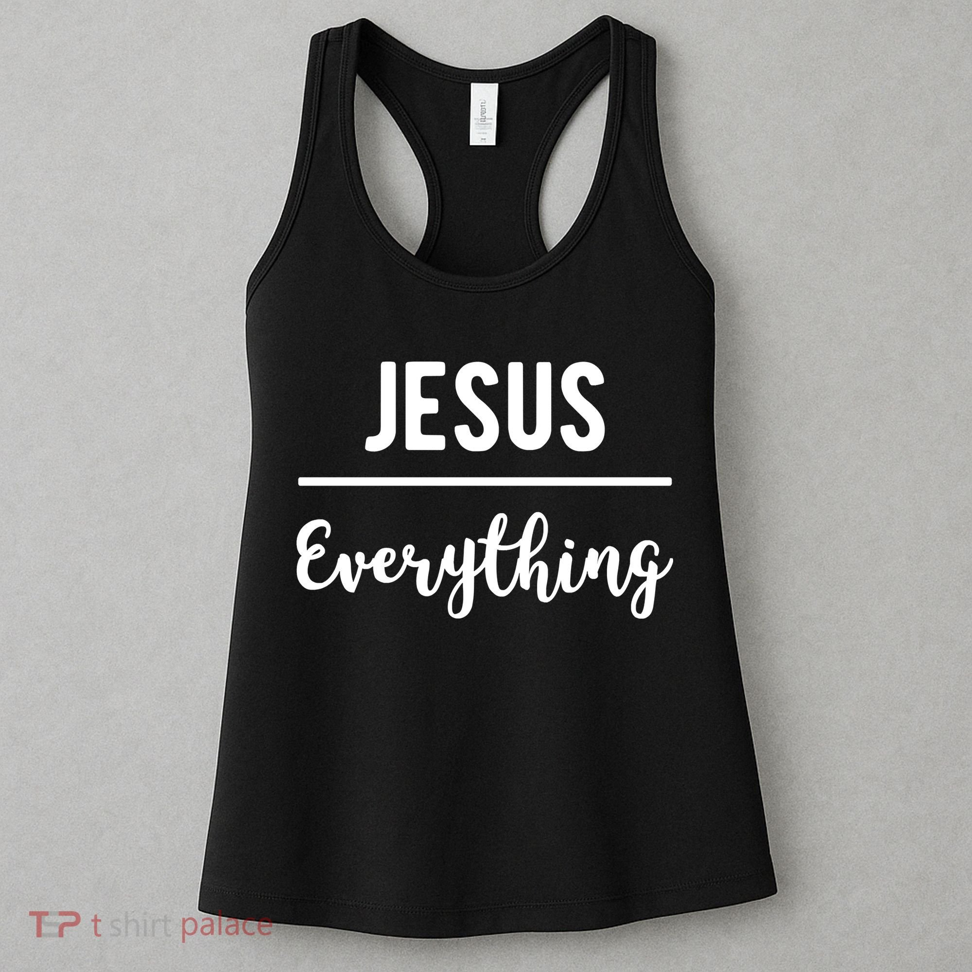Jesus Over Everything Christian Faith Women's Tank Top