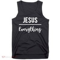 Jesus Over Everything Christian Faith Tank Top thumb 0