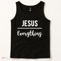 Jesus Over Everything Christian Faith Tank Top thumb 2