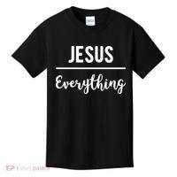 Jesus Over Everything Christian Faith Kids T-Shirt thumb 0