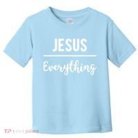 Jesus Over Everything Christian Faith Toddler T-Shirt thumb 0