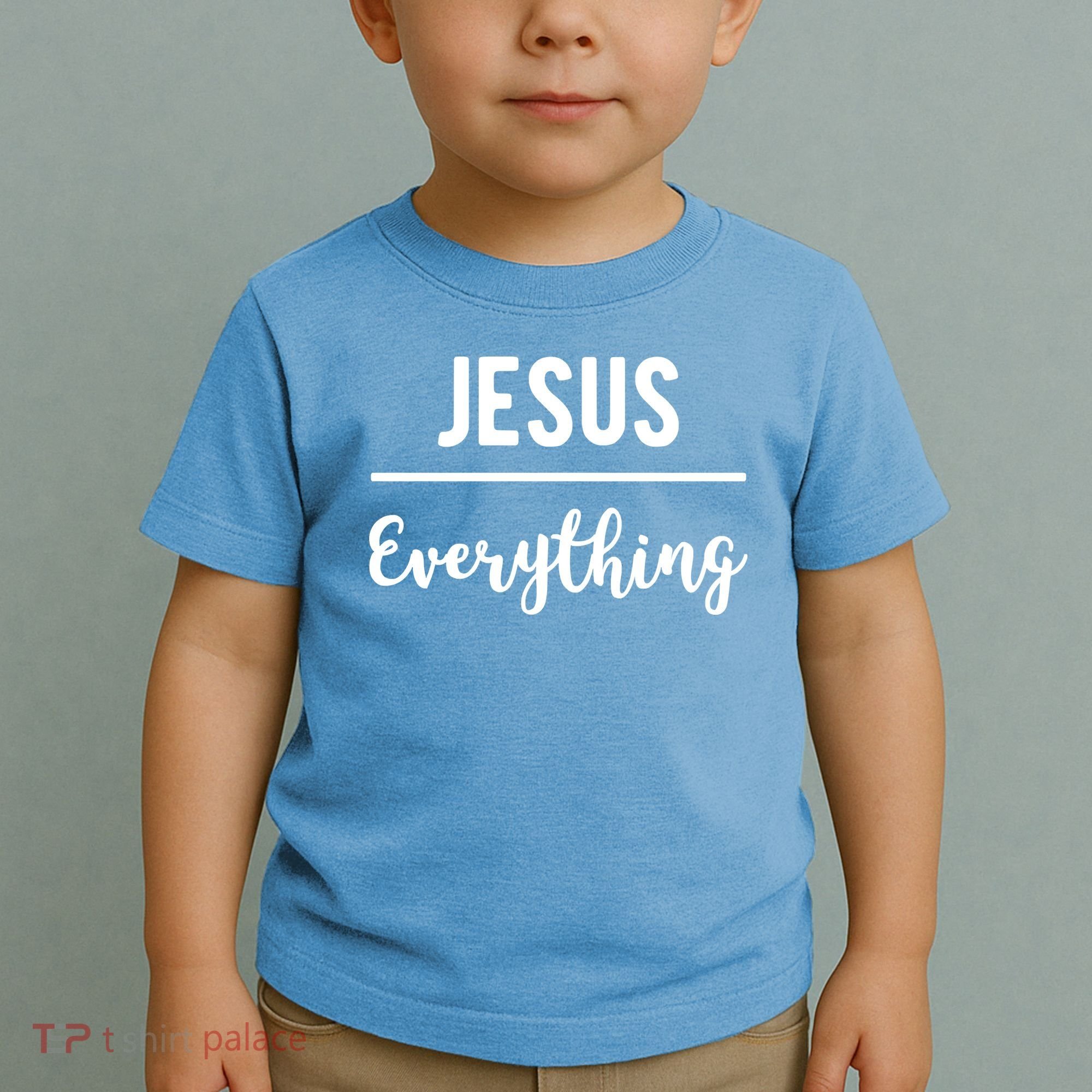 Jesus Over Everything Christian Faith Toddler T-Shirt