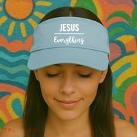Jesus Over Everything Christian Faith Visor thumb 2