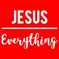 Jesus Over Everything Christian Faith Santa Hat thumb 1