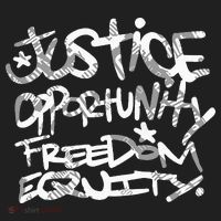 justice opportunity equity freedom  Women's Sweatshirt thumb 2