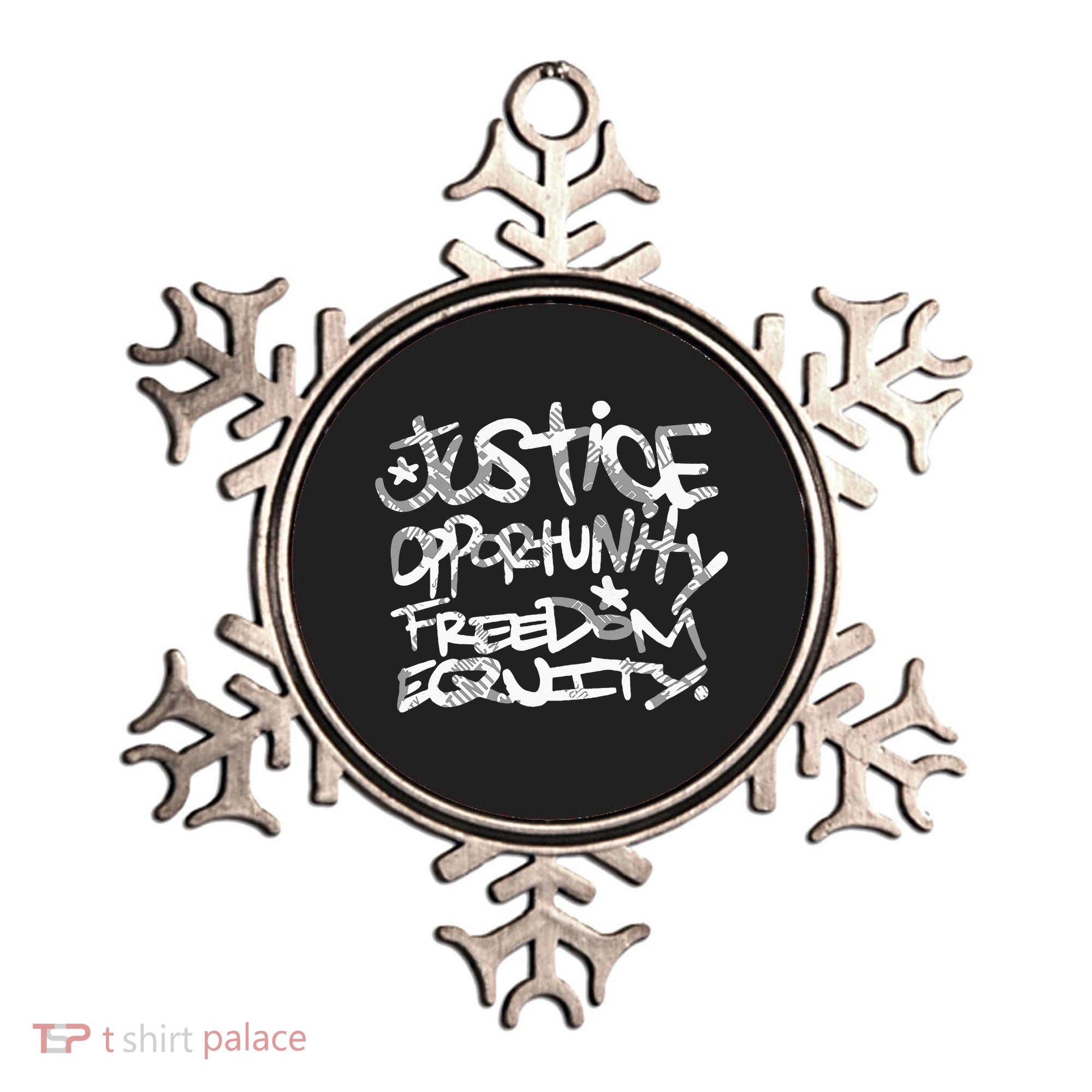 justice opportunity equity freedom  Ornament