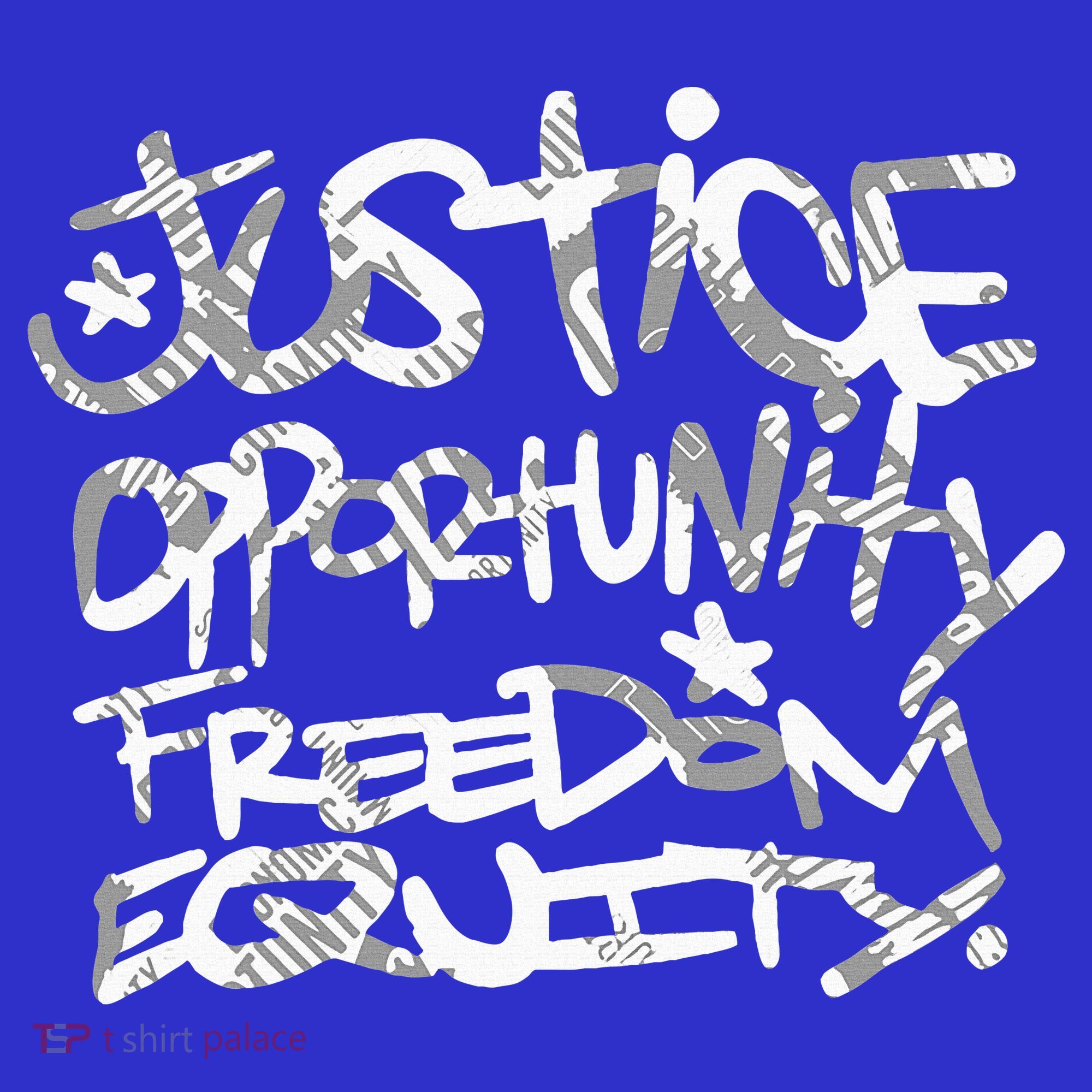 justice opportunity equity freedom  Apron