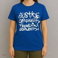 justice opportunity equity freedom  T-Shirt thumb 4