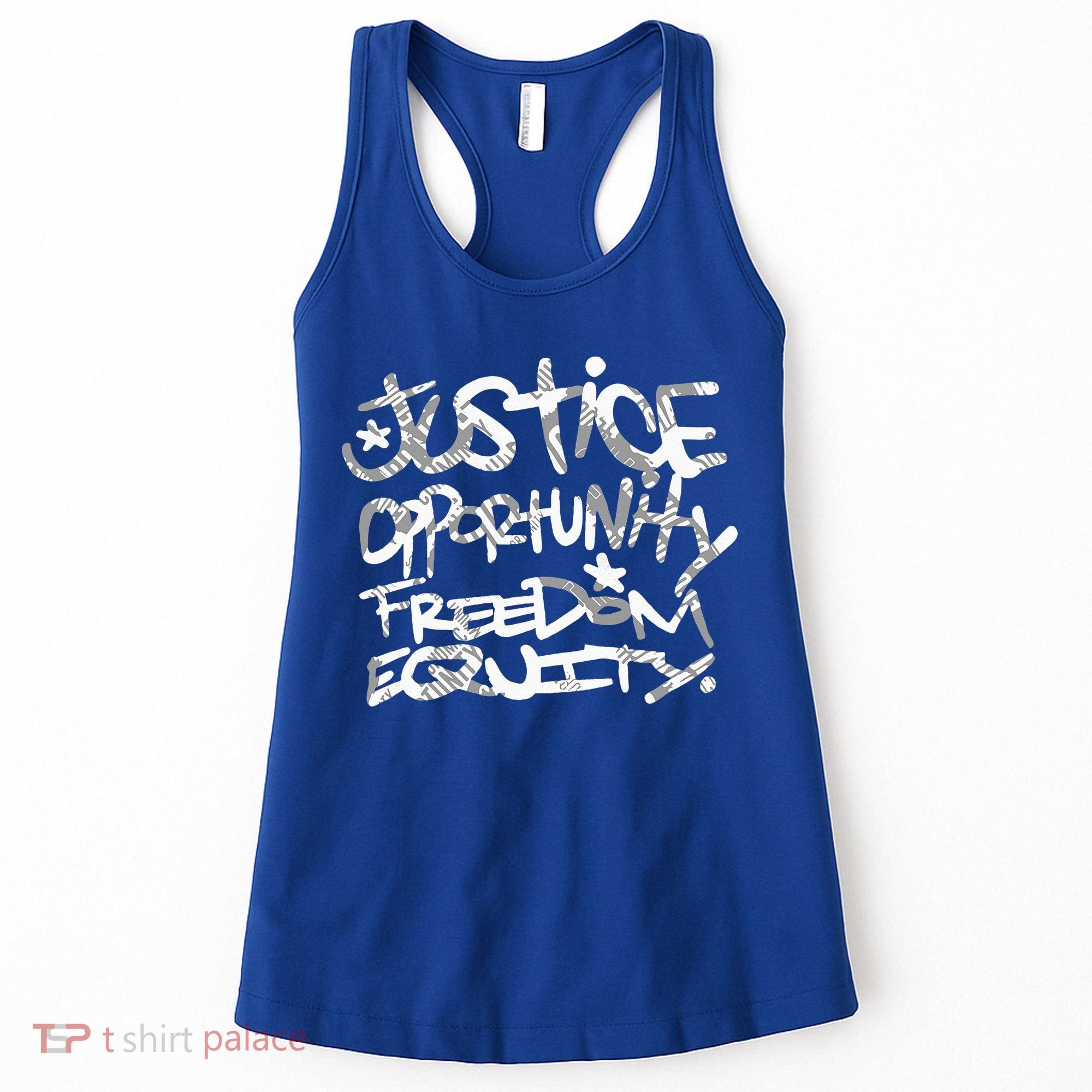 justice opportunity equity freedom  Women's Tank Top