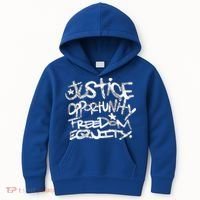 justice opportunity equity freedom  Kids Hoodie thumb 0