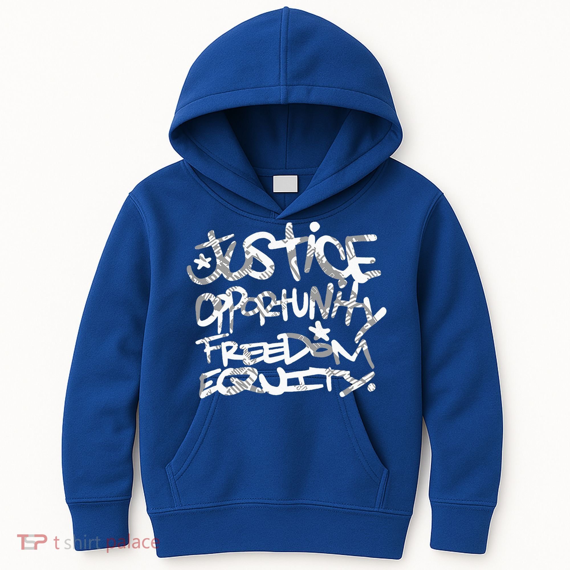 justice opportunity equity freedom  Kids Hoodie