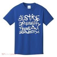 justice opportunity equity freedom  Kids T-Shirt thumb 0