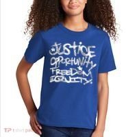 justice opportunity equity freedom  Kids T-Shirt thumb 2