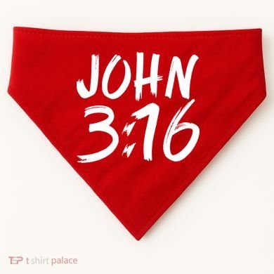 John 3:16 USA-Made Doggie Bandana