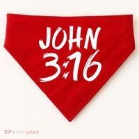 John 3:16 USA-Made Doggie Bandana thumb 0