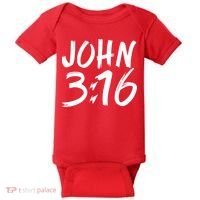 John 3:16 Baby Bodysuit thumb 0