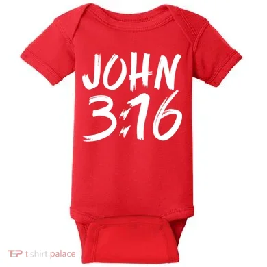 John 3:16 Baby Bodysuit