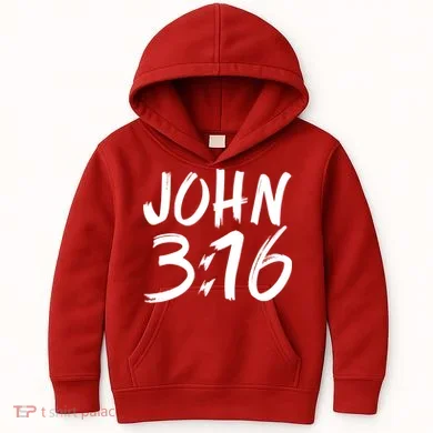 John 3:16 Kids Hoodie