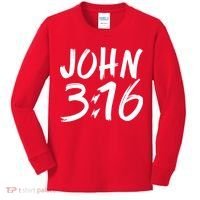 John 3:16 Kids Long Sleeve Shirt thumb 0