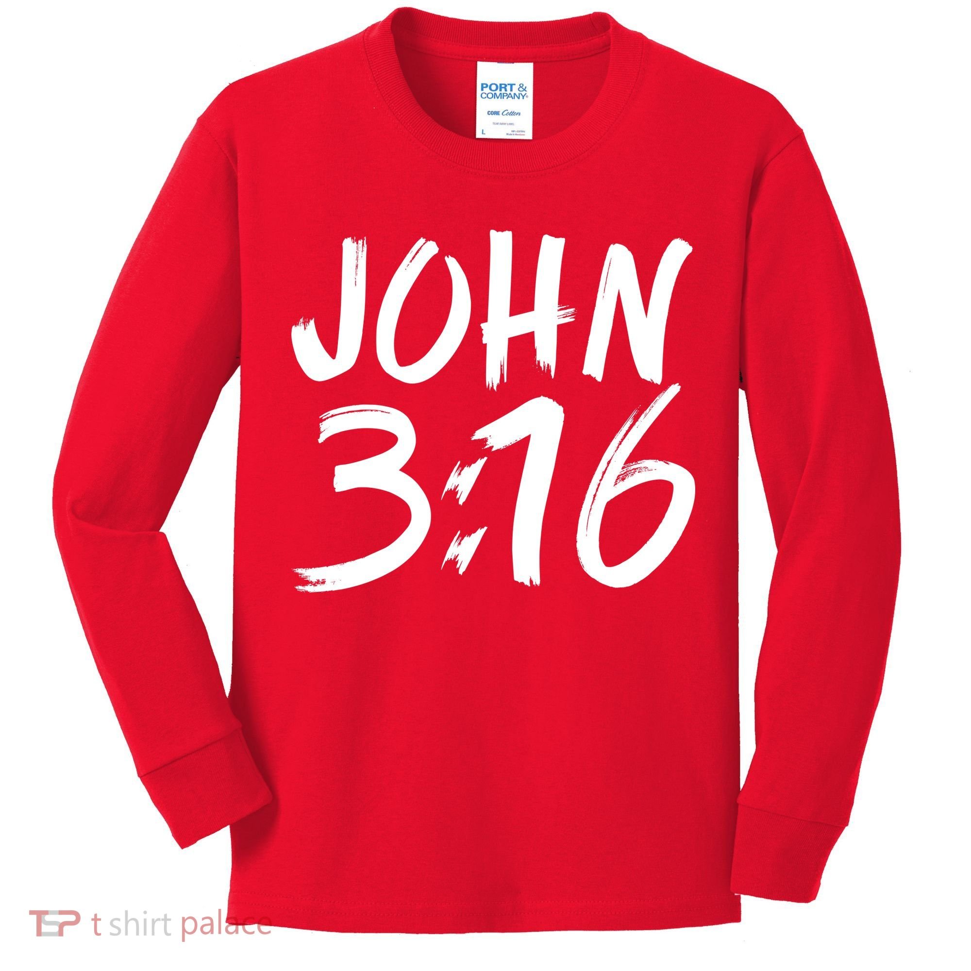 John 3:16 Kids Long Sleeve Shirt