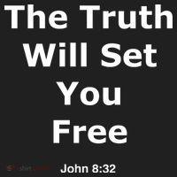 John 8:32 The Truth Will Set You Free Women's Sweatshirt thumb 2