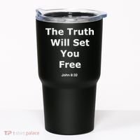 John 8:32 The Truth Will Set You Free Tumbler thumb 0
