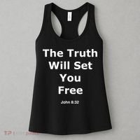 John 8:32 The Truth Will Set You Free Women's Tank Top thumb 3
