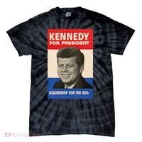 John F. Kennedy 1960 Campaign Poster Tie-Dye T-Shirt thumb 0
