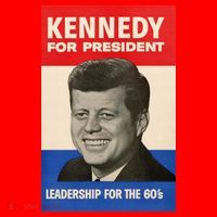 John F. Kennedy 1960 Campaign Poster Santa Hat thumb 1