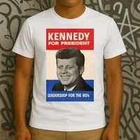 John F. Kennedy 1960 Campaign Poster T-Shirt thumb 3