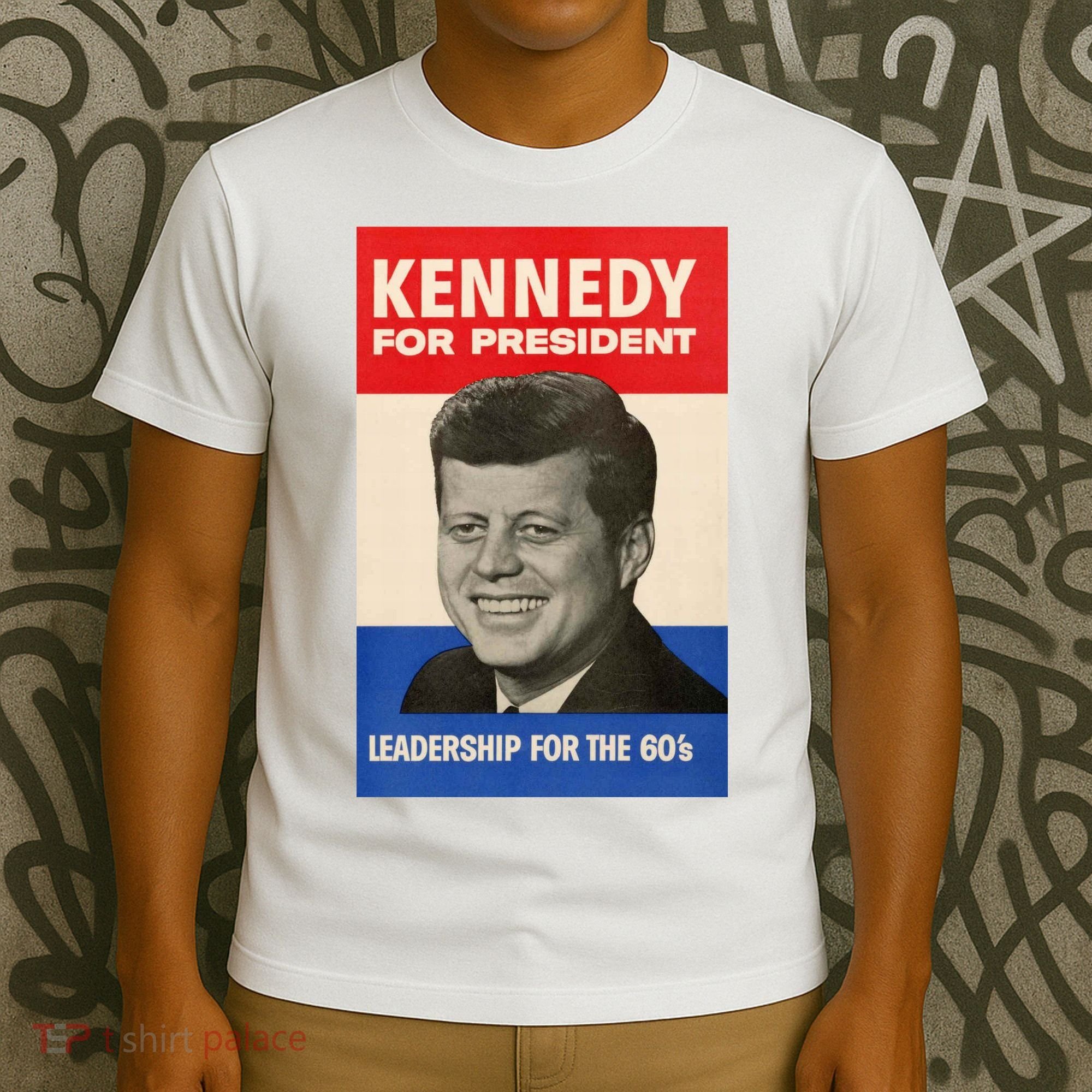 John F. Kennedy 1960 Campaign Poster T-Shirt