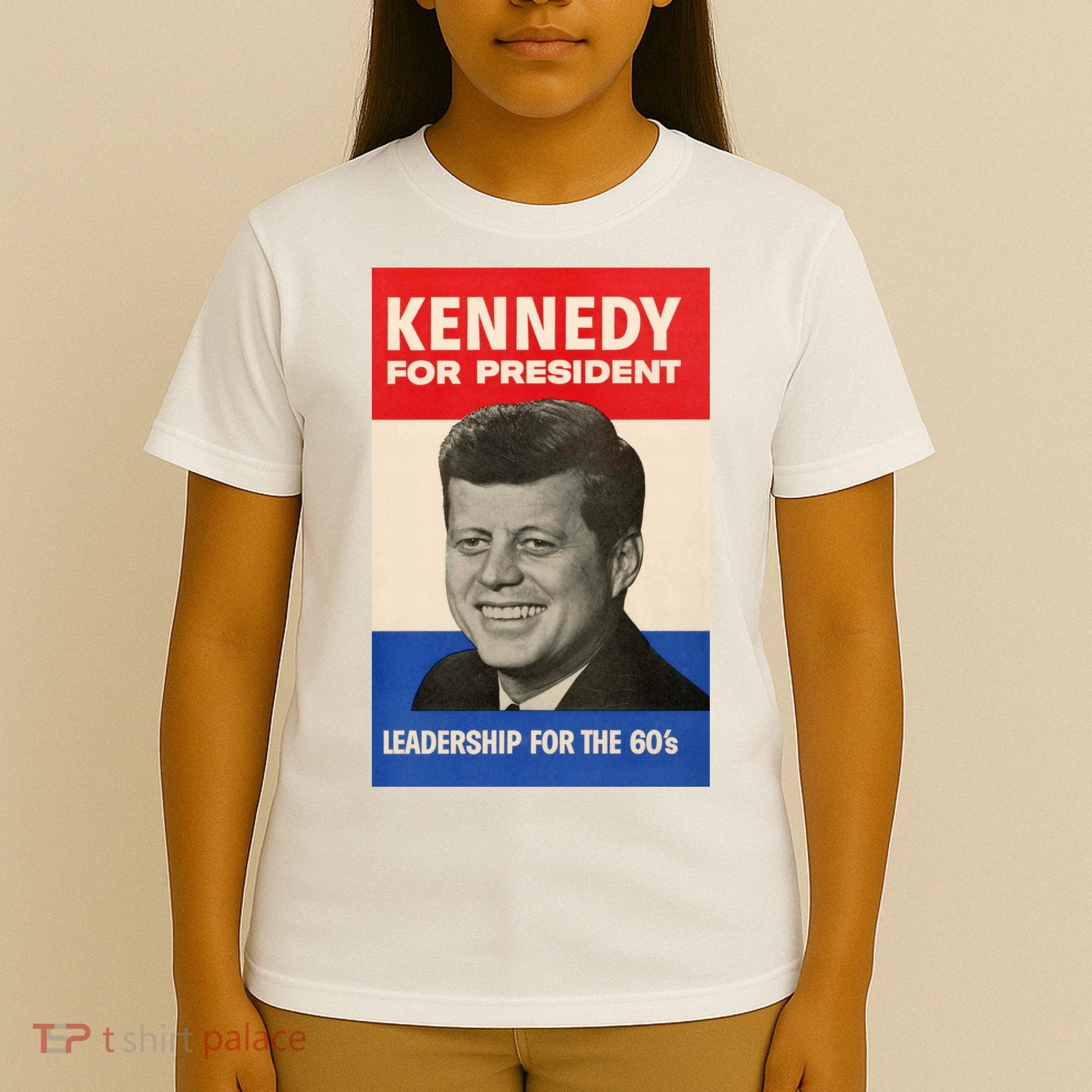 John F. Kennedy 1960 Campaign Poster T-Shirt