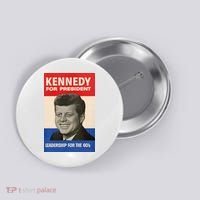 John F. Kennedy 1960 Campaign Poster Button thumb 0