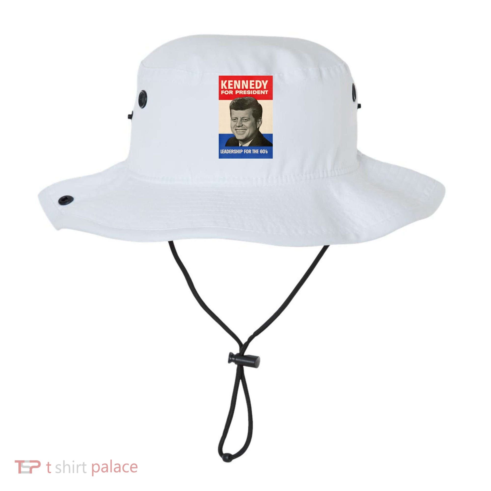 John F. Kennedy 1960 Campaign Poster Bucket Hat