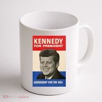 John F. Kennedy 1960 Campaign Poster Coffee Mug thumb 1