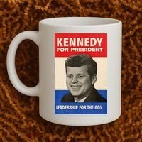 John F. Kennedy 1960 Campaign Poster Coffee Mug thumb 2