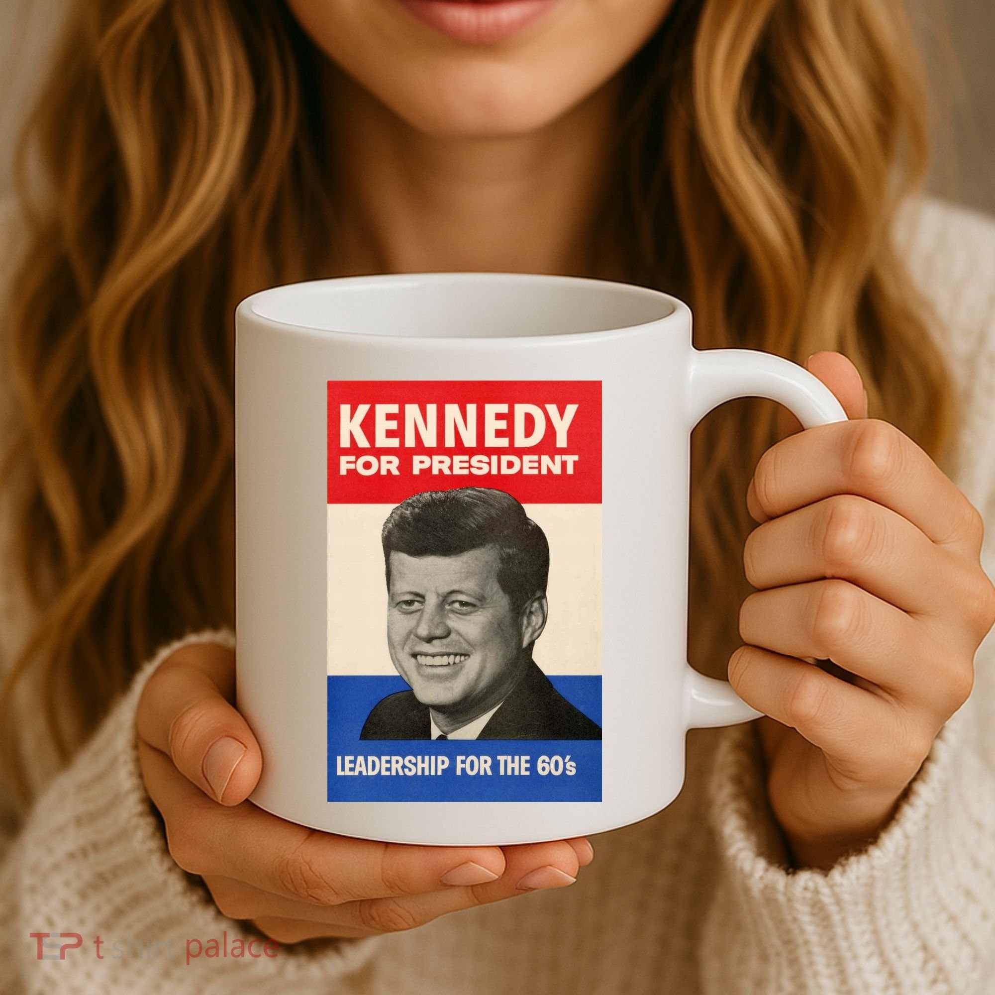 John F. Kennedy 1960 Campaign Poster Coffee Mug