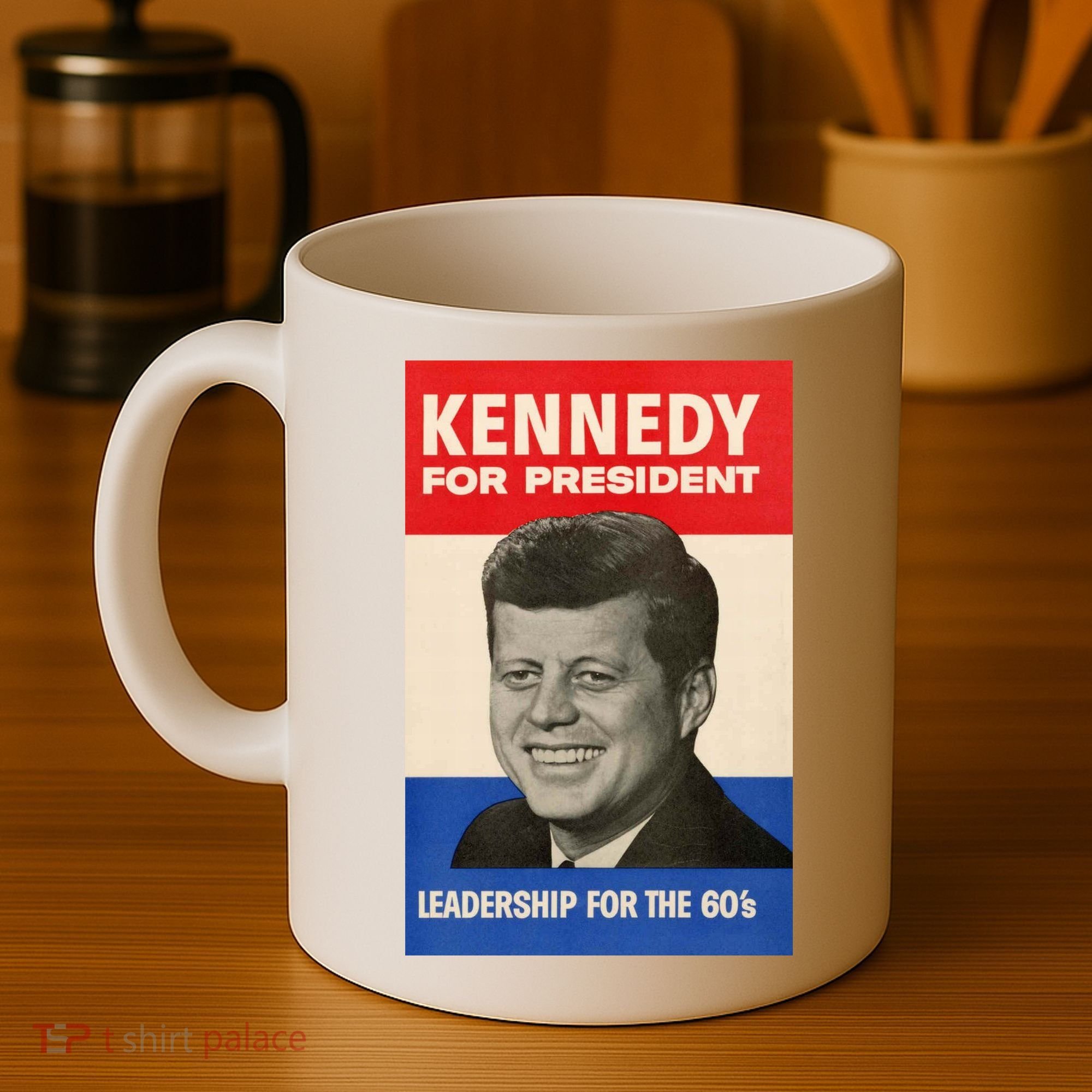 John F. Kennedy 1960 Campaign Poster Coffee Mug
