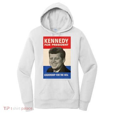 John F. Kennedy 1960 Campaign Poster Women's Hoodie