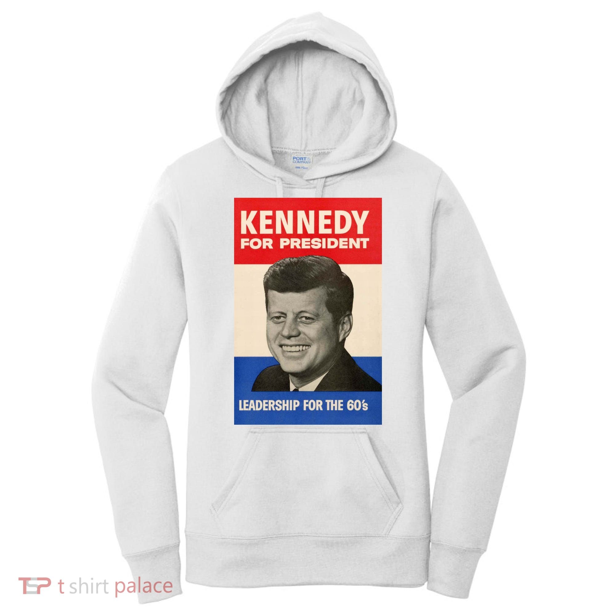 John F. Kennedy 1960 Campaign Poster Women's Hoodie